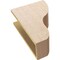 Ekena Millwork 7"W x 14"D x 21"H Classic Greensboro Rough Cedar Woodgrain TimberThane Corbel, Primed Tan CORUR07X14X21GRNRCPR - alternate 3